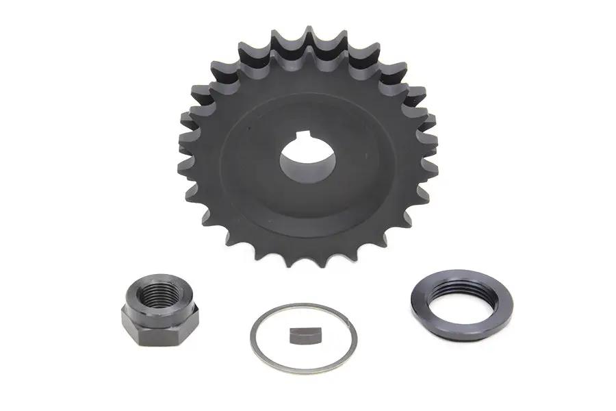 York Tapered Engine Sprocket Kit 23 Tooth Parkerized for Harley Davidson EL Models by York