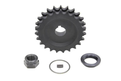 York Tapered Engine Sprocket Kit 23 Tooth Parkerized for Harley Davidson EL Models by York
