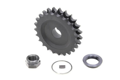 York Tapered Engine Sprocket Kit 23 Tooth Parkerized for Harley Davidson EL Models by York