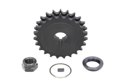 York Tapered Engine Sprocket Kit 23 Tooth Parkerized for Harley Davidson EL Models by York