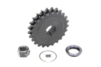 York Tapered Engine Sprocket Kit 23 Tooth Parkerized for Harley Davidson EL Models by York