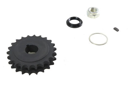 York Engine Sprocket Kit 22 Tooth Parkerized for Harley Davidson EL (1936-1945) by York