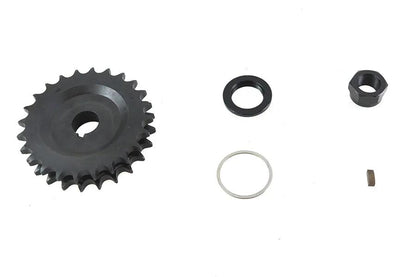 York Engine Sprocket Kit 24 Tooth Parkerized for Harley Davidson EL Models by York