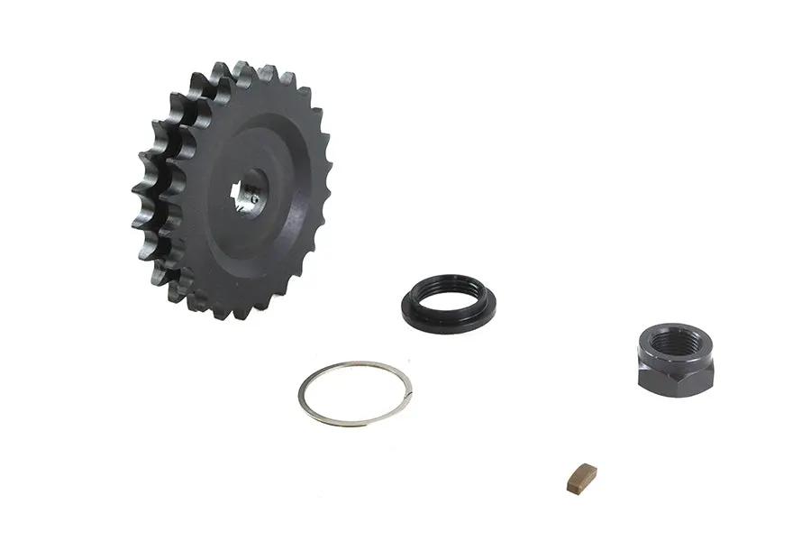 York Engine Sprocket Kit 24 Tooth Parkerized for Harley Davidson EL Models by York