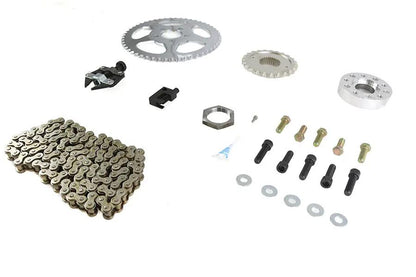 York FXD Rear Chain Drive Kit for Harley Davidson FXD Models with 24 Tooth Front and 51 Tooth Rear Sprockets by York
