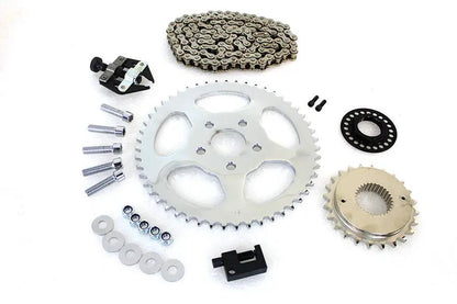 York Softail Rear Chain Drive Kit with 530 x 120 Link Chain and Master Link - Fits Harley Davidson FLST (2008-2017) by York