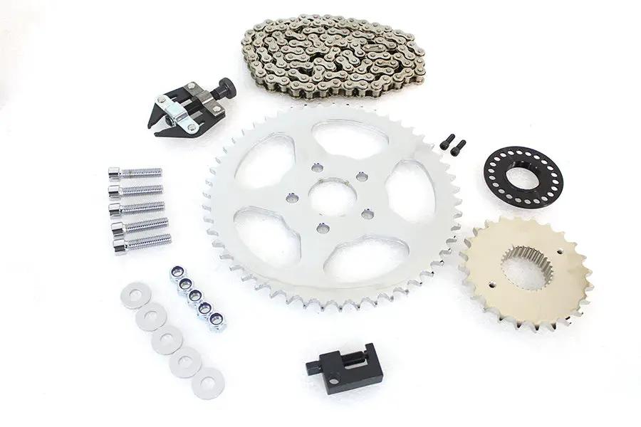 York Softail Rear Chain Drive Kit with 530 x 120 Link Chain and Master Link - Fits Harley Davidson FLST (2008-2017) by York