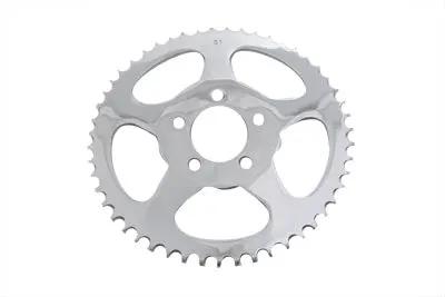 York 51 Tooth Rear Sprocket Chrome - High-Performance Motorcycle Drive Component by York
