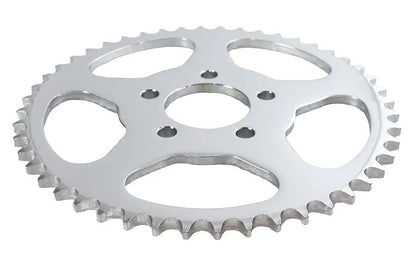 York Rear Sprocket Flat Chrome 48 Tooth - Suitable for Chain Drive Systems by York