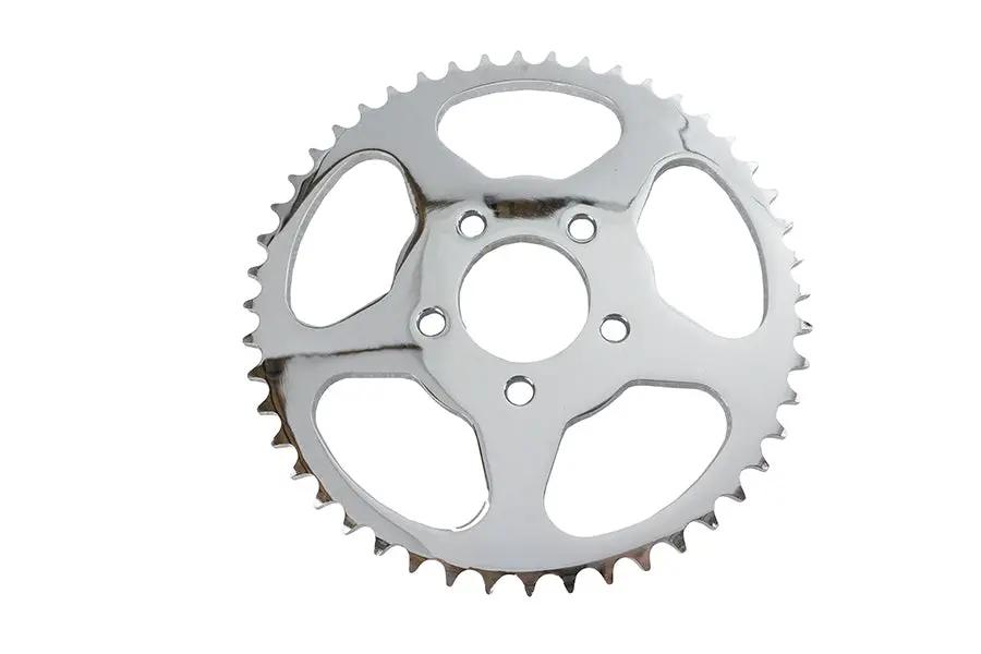 York Rear Sprocket Flat Chrome 48 Tooth - Suitable for Chain Drive Systems by York