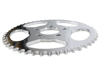 York Rear Sprocket Flat Chrome 48 Tooth - Suitable for Chain Drive Systems by York