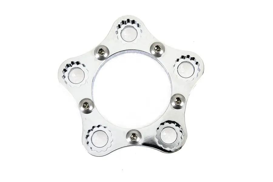 V-Twin Part 78502 Rear Sprocket or Pulley Lock Ring Kit Chrome for Harley Davidson FL Models by V-Twin