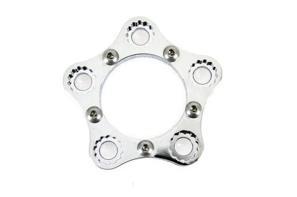 V-Twin Part 78502 Rear Sprocket or Pulley Lock Ring Kit Chrome for Harley Davidson FL Models by V-Twin