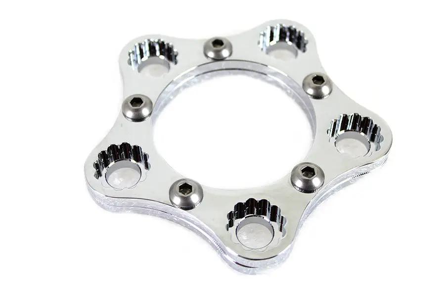V-Twin Part 78502 Rear Sprocket or Pulley Lock Ring Kit Chrome for Harley Davidson FL Models by V-Twin