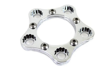 V-Twin Part 78502 Rear Sprocket or Pulley Lock Ring Kit Chrome for Harley Davidson FL Models by V-Twin