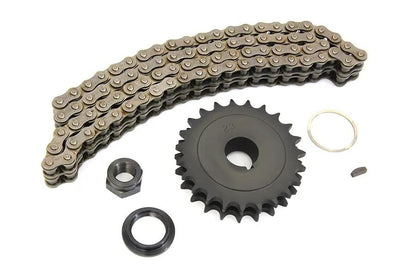 York 23 Tooth Sprocket and 82 Link Chain Kit for Harley Davidson EL and FL Models by York