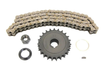 York 23 Tooth Sprocket and 82 Link Chain Kit for Harley Davidson EL and FL Models by York