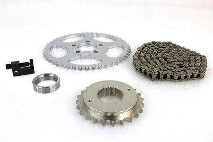 York Rear Chain Drive Kit for 2007 Harley Davidson FLT - Easy Chain Conversion with 22-tooth Front and 48-tooth Rear Sprockets by York