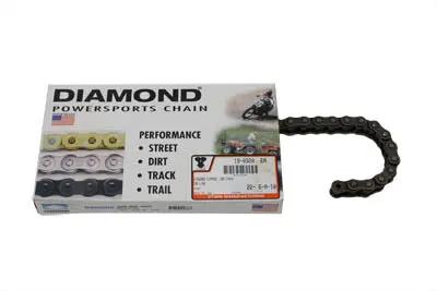 Diamond Chain .530" 110-Link Standard Motorcycle Chain - Part Number DMD5301R110NZE by Diamond Chain