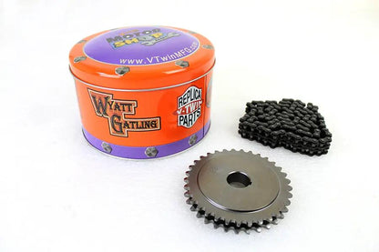 York 45 inch WL Sprocket and Chain Kit 33 Tooth for Harley Davidson WL by York