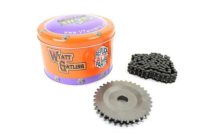 York 45 inch WL Sprocket and Chain Kit 33 Tooth for Harley Davidson WL by York