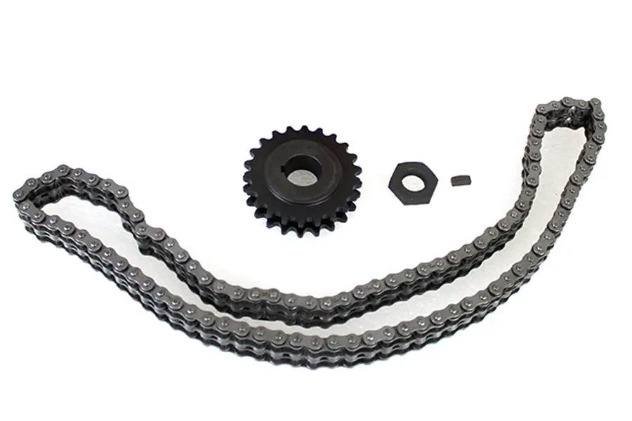 York 45 inch G Sprocket and Chain Kit 22 Tooth for Harley Davidson G Models by York