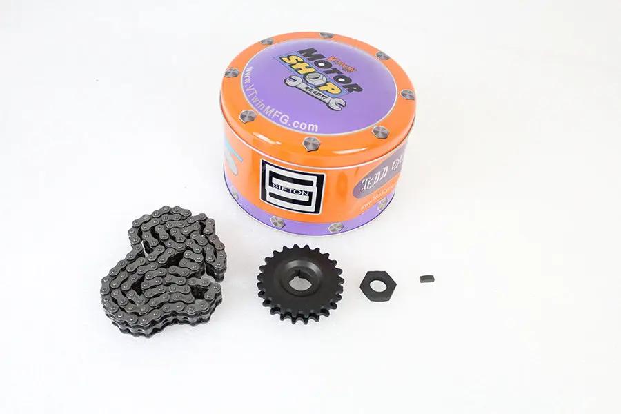 York 45 inch G Sprocket and Chain Kit 22 Tooth for Harley Davidson G Models by York
