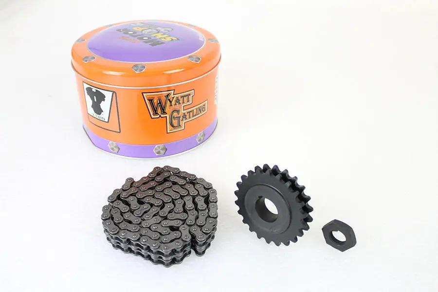 York 45 inch G Sprocket and Chain Kit 22 Tooth for Harley Davidson G Models by York