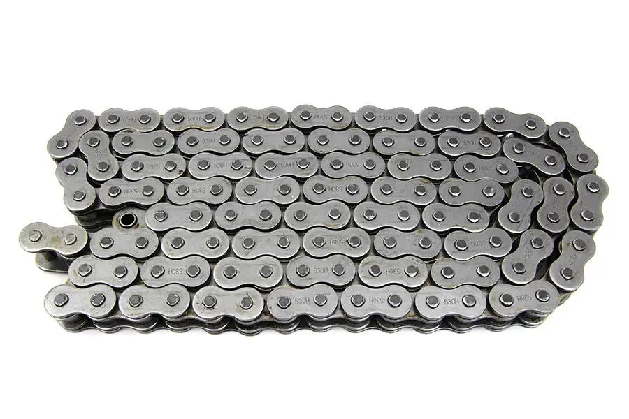 York O-Ring 120 Link Chain for Harley Davidson FL Models - Natural Finish, Part #19-0458 by York