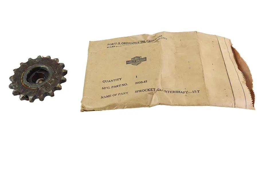 OE 2035-41 Sprocket Countershaft 17 Tooth for Harley Davidson WL Models by OE