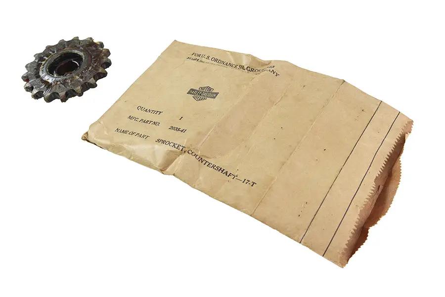OE 2035-41 Sprocket Countershaft 17 Tooth for Harley Davidson WL Models by OE
