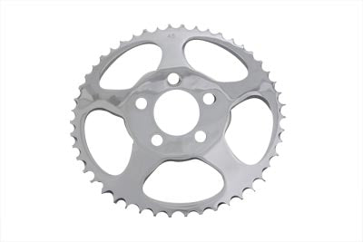 York Chrome Rear Sprocket with 51 Teeth – 1.976 Inch Inner Diameter for Harley Davidson FXD by York