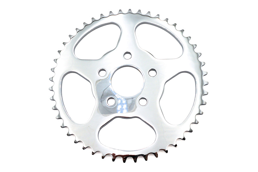 York Rear Sprocket Flat Chrome 48 Tooth for Harley Davidson XL Models - Part 16456 by York