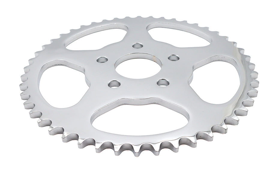 York Rear Sprocket Flat Chrome 48 Tooth for Harley Davidson XL Models - Part 16456 by York