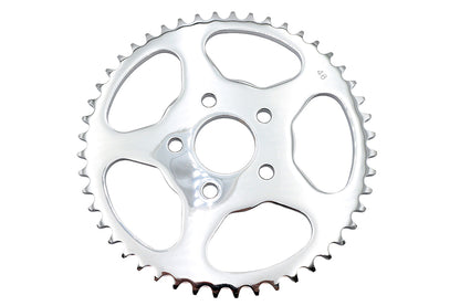 York Rear Sprocket Flat Chrome 48 Tooth for Harley Davidson XL Models - Part 16456 by York