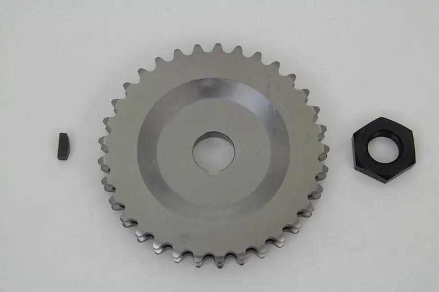 York 33 Tooth Engine Sprocket with Nut and Key for Harley Davidson WL Models by York