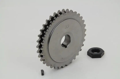 York 33 Tooth Engine Sprocket with Nut and Key for Harley Davidson WL Models by York