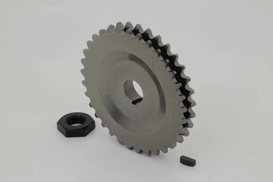 York 33 Tooth Engine Sprocket with Nut and Key for Harley Davidson WL Models by York