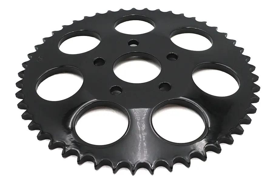 V-Twin Rear Sprocket Gloss Black 49 Tooth for Harley Davidson Models - Part 17512EB by V-Twin