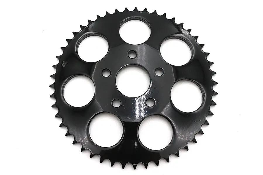 V-Twin Rear Sprocket Gloss Black 49 Tooth for Harley Davidson Models - Part 17512EB by V-Twin