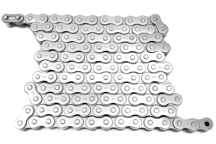York Nickel Plated Chain 120 Link - Durable #530 Chain for Heavy-Duty Applications by York