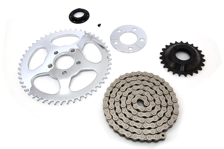 V-Twin XL Rear Chain Drive Kit 19-0761 with 23-Tooth Front and 51-Tooth Rear Sprockets