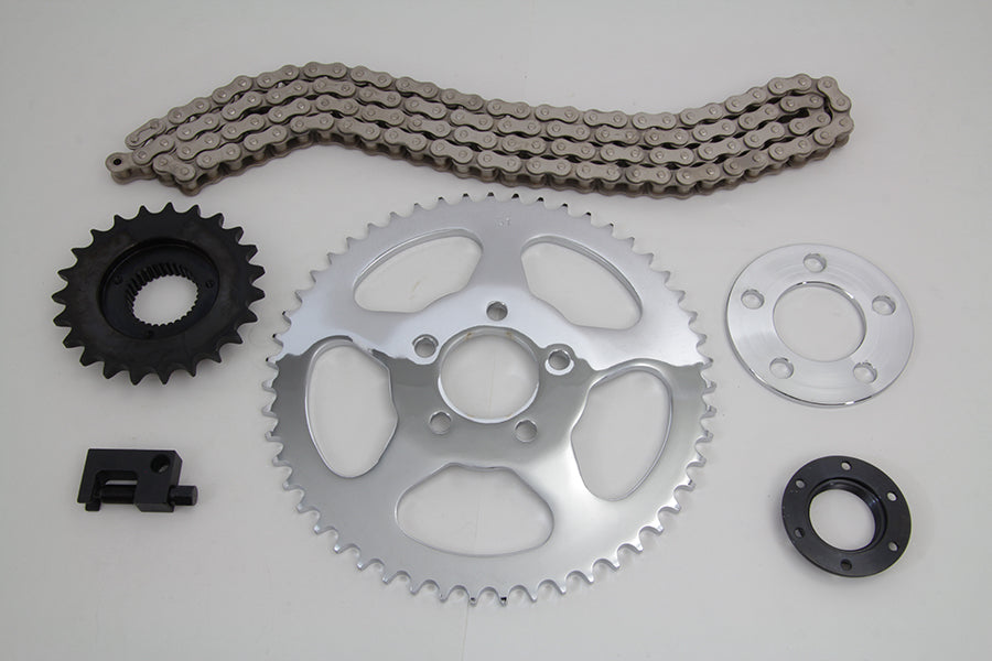 V-Twin XL Rear Chain Drive Kit 19-0763 with 23-Tooth Front and 48-Tooth Rear Sprockets