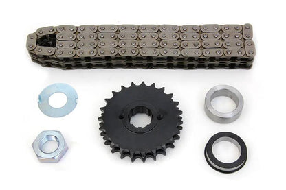 York 23 Tooth Sprocket and Chain Kit for Harley Davidson FL 1955-1964 by York
