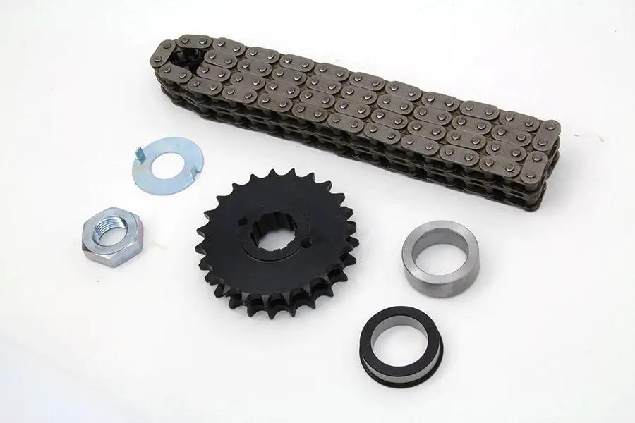 York 23 Tooth Sprocket and Chain Kit for Harley Davidson FL 1955-1964 by York