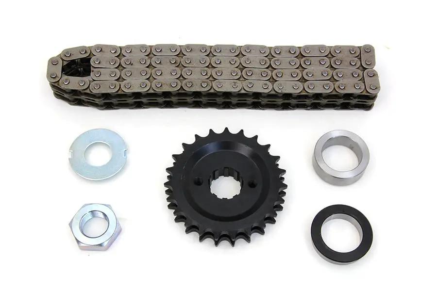 York 23 Tooth Sprocket and Chain Kit for Harley Davidson FL 1955-1964 by York