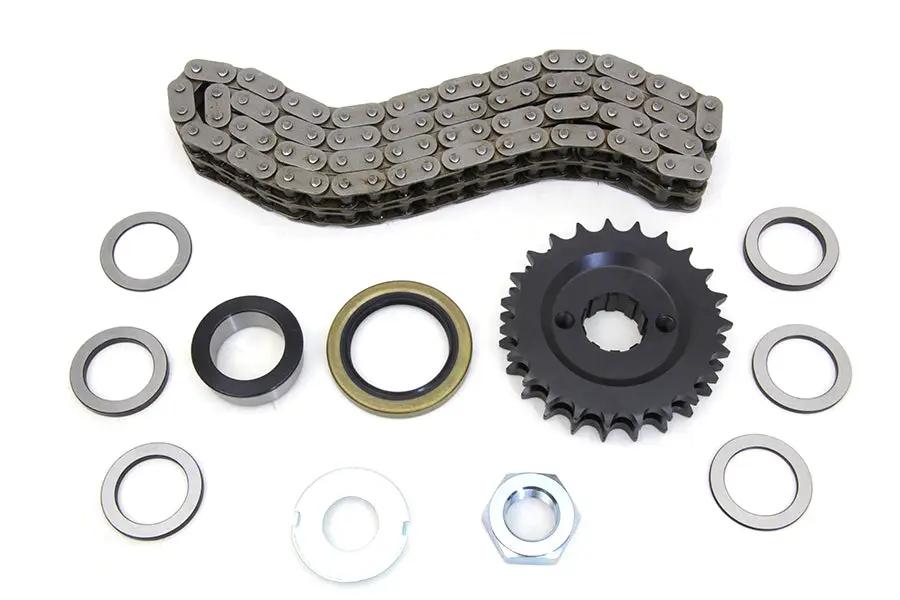 York 23 Tooth Sprocket and Chain Kit for Harley Davidson FL Models by York