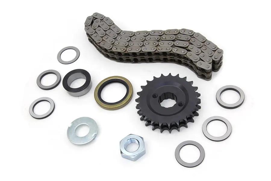 York 23 Tooth Sprocket and Chain Kit for Harley Davidson FL Models by York