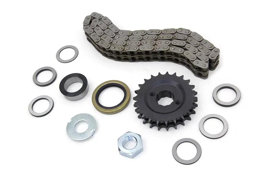 York 23 Tooth Sprocket and Chain Kit for Harley Davidson FL Models by York