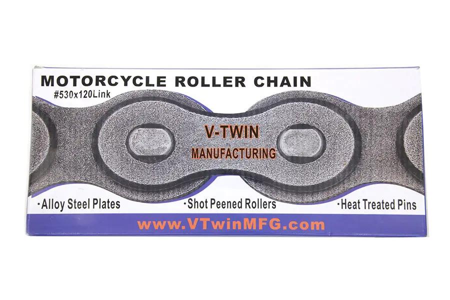 York 120 x 530 O-Ring Nickel Chain for Harley Davidson FL Models by York
